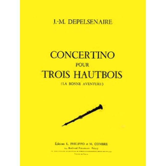 Depelsenaire, Jean-Marie - Concertino pour 3 hautbois et piano
