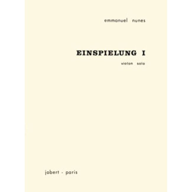 Nunes, Emmanuel - Einspielung I