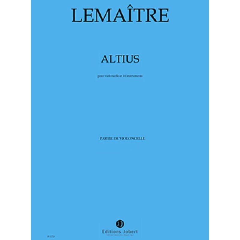 Lemaître, Dominique - Altius
