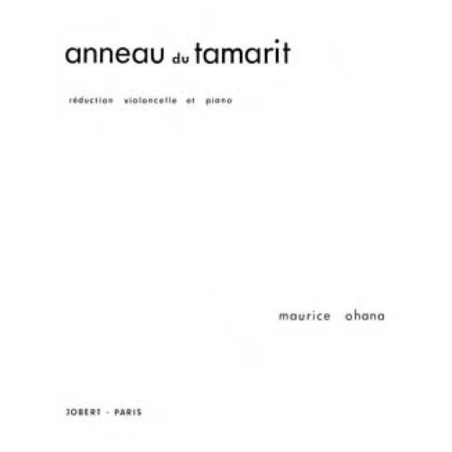 Ohana, Maurice - Anneau du Tamarit