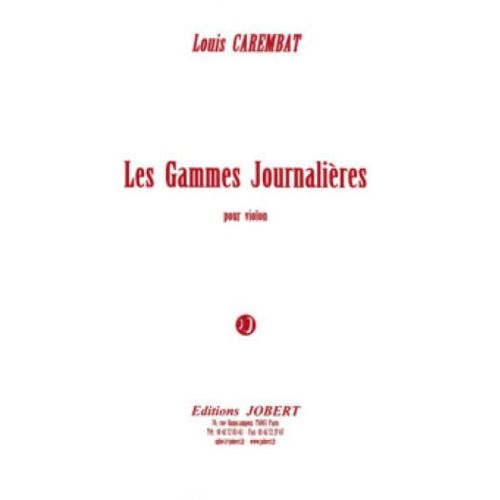 Carembat, Louis - Gammes Journalières