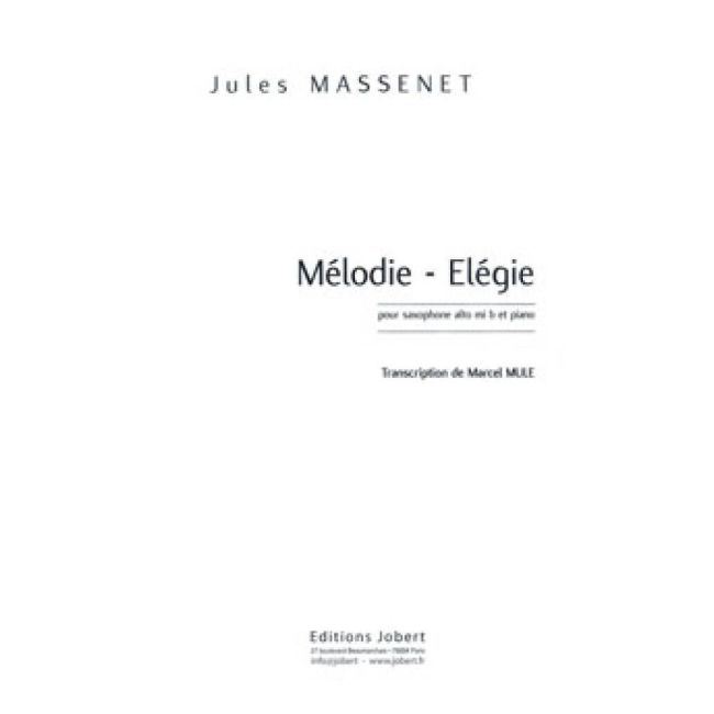 Massenet, Jules - Mélodie Elégie