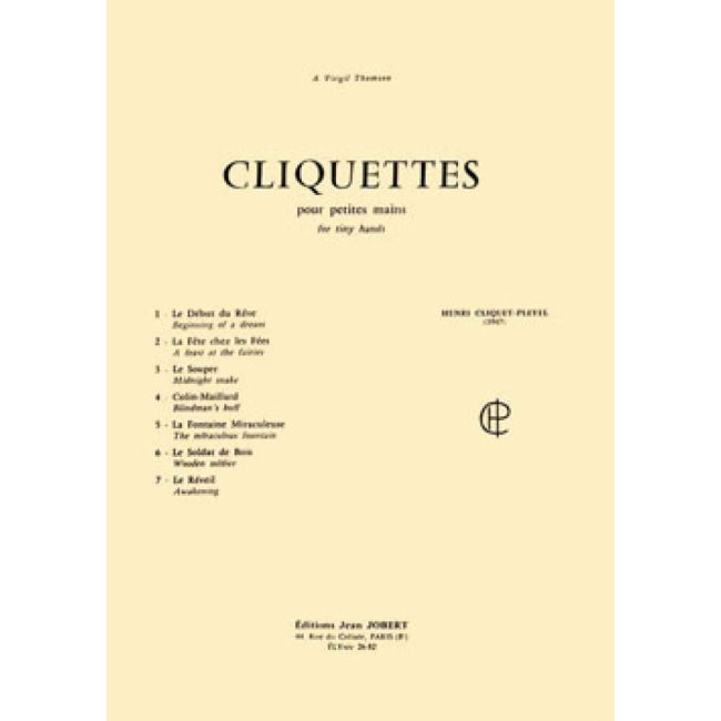 Cliquet-Pleyel, Henri - Cliquettes pour petites mains