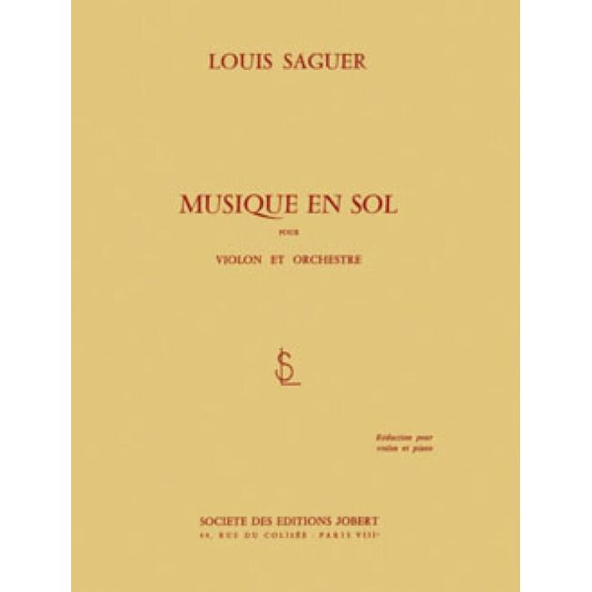 Saguer, Louis - Musique en sol