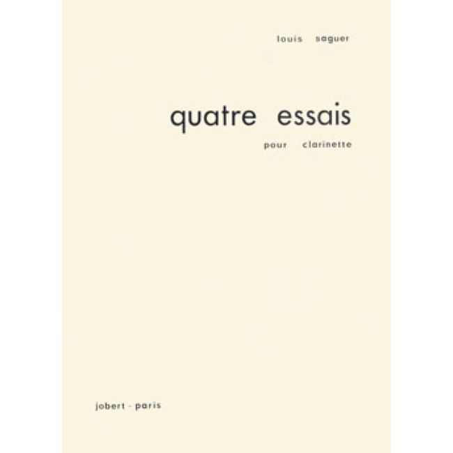 Saguer, Louis - Essais pour clarinette (4)