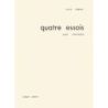 Saguer, Louis - Essais pour clarinette (4)