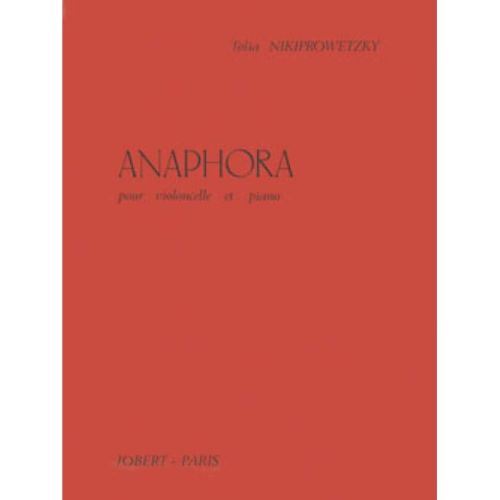 Nikiprowetzky, Tolia - Anaphora