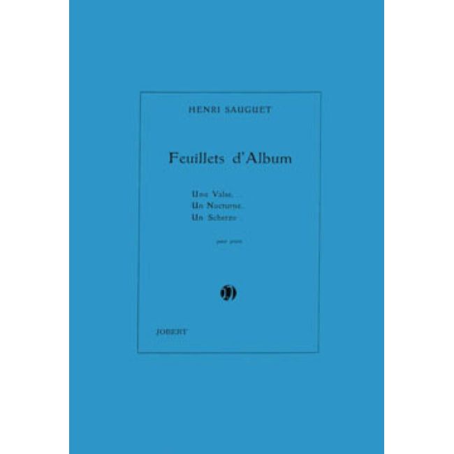 Sauguet, Henri - Feuillets d'album (3)