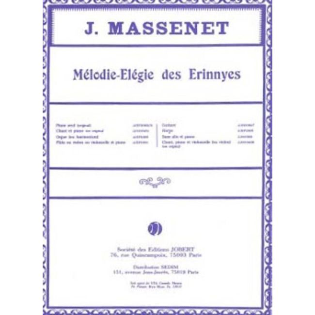 Massenet, Jules - Mélodie Elégie
