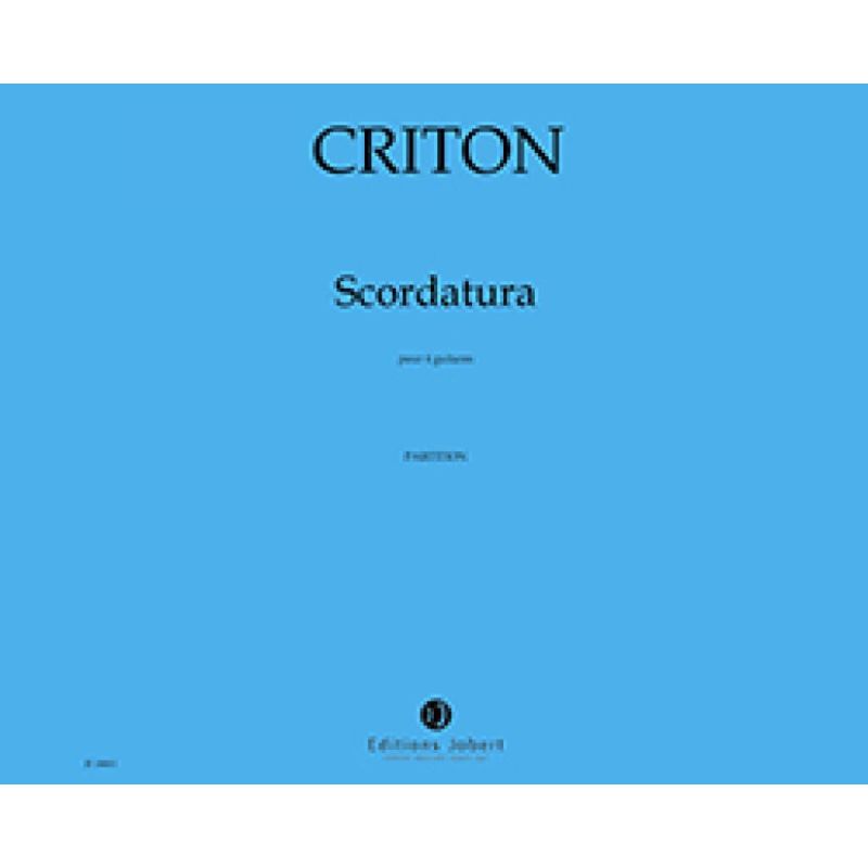 Criton, Pascale - Scordatura