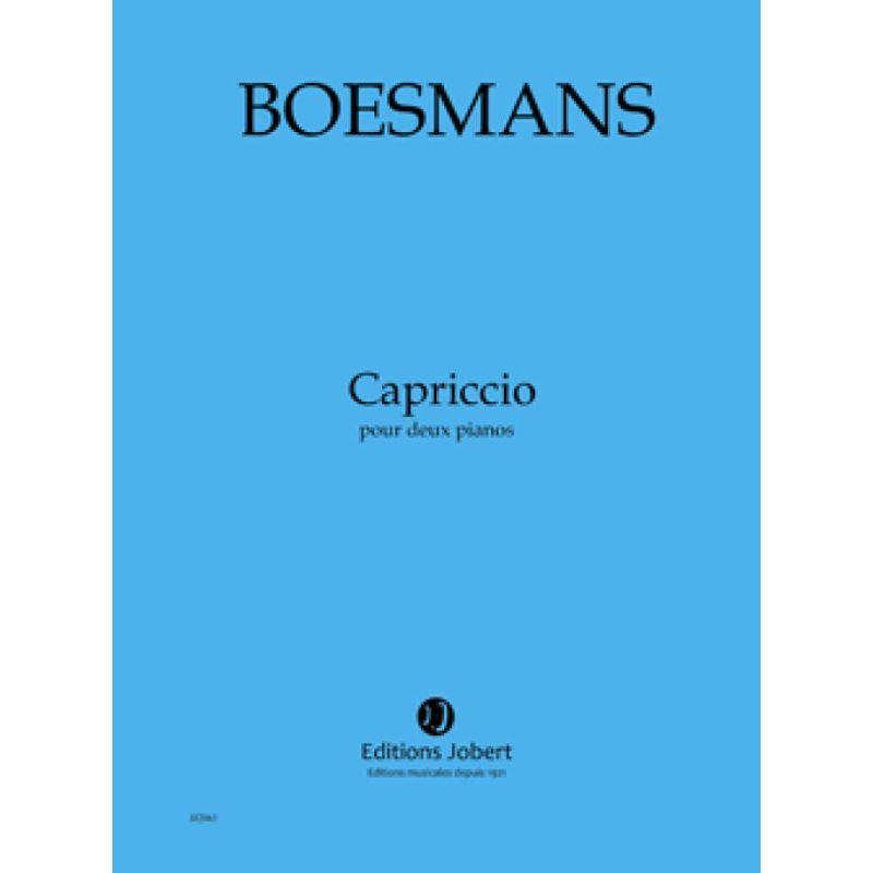 Boesmans, Philippe - Capriccio pour deux pianos