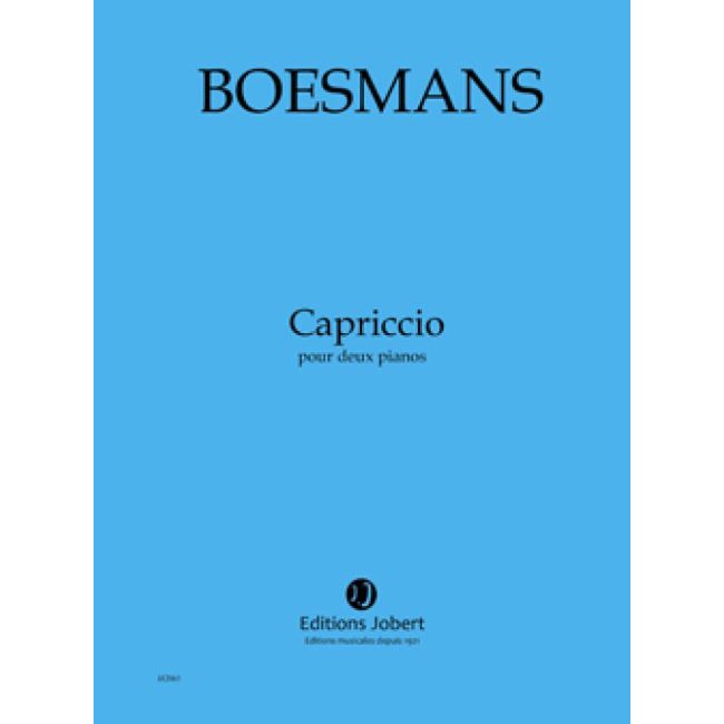 Boesmans, Philippe - Capriccio pour deux pianos