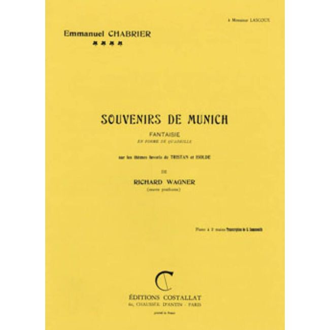 Chabrier, Emmanuel - Souvenirs de Munich