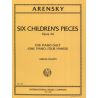 Arensky, Anton Stepanowitsch - Six Childrens Pieces op.34