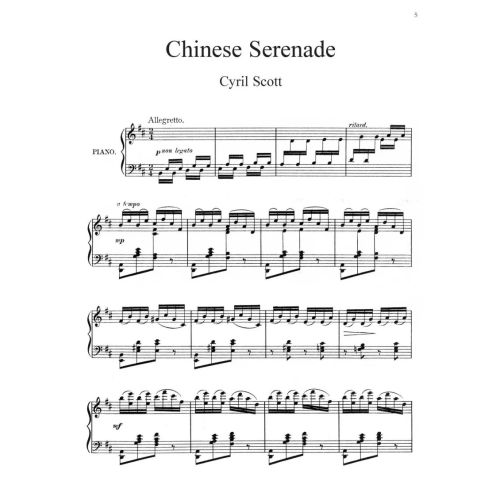 Cyril Scott - Selected Piano Works