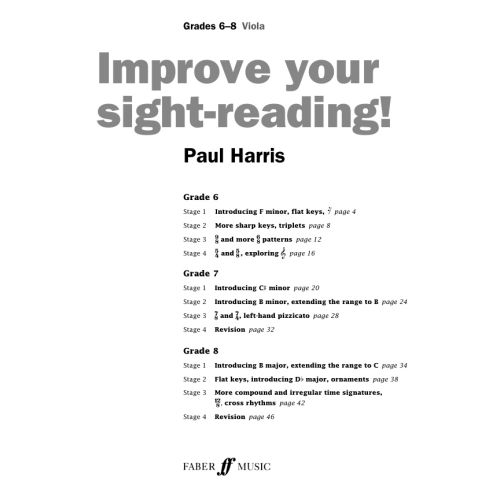 Improve your sight-reading! Viola 6-8