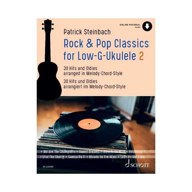 Rock & Pop Classics for "Low G"-Ukulele Vol. 2