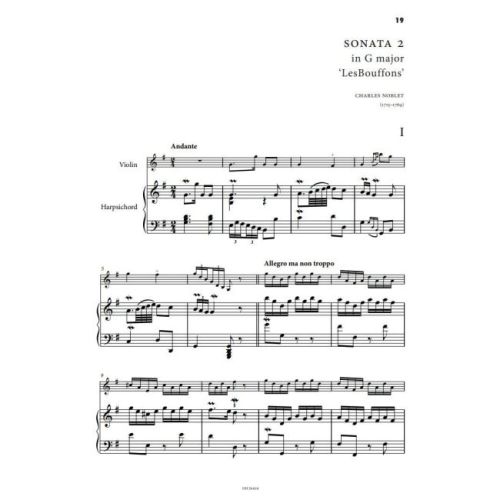 Noblet, Charles - Three Sonatas