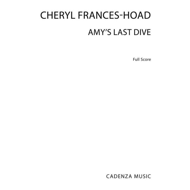 Frances-Hoad, Cheryl - Amy's Last Dive