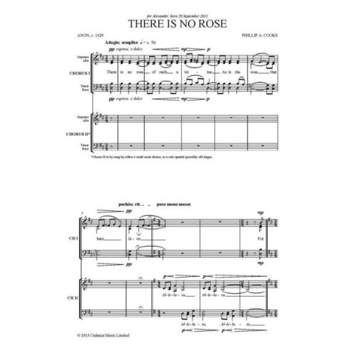 Cooke, Phillip - There is no rose