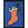Keyboard Christmas Stocking Card