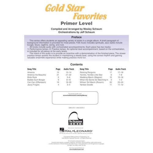 Gold Star Favorites