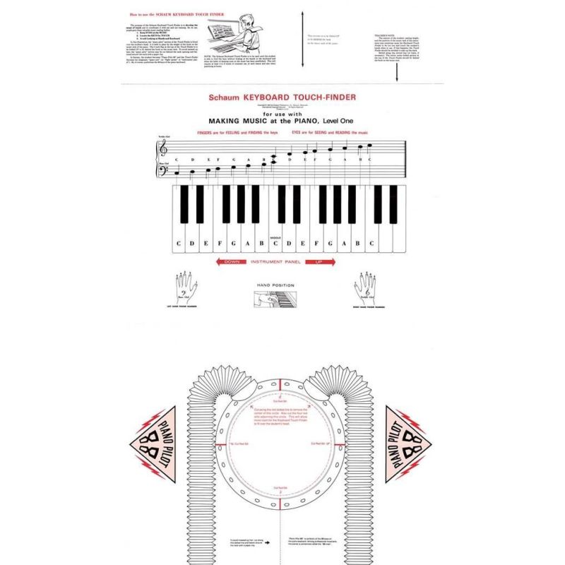 Keyboard Touch Finder W/directions
