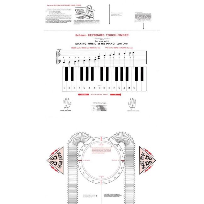 Keyboard Touch Finder W/directions