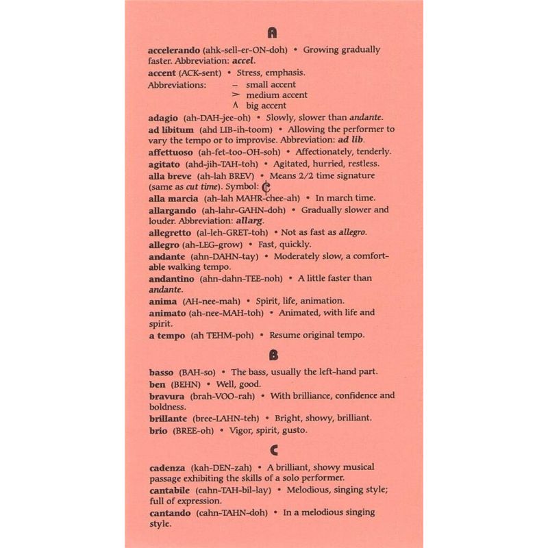 Music Dictionary
