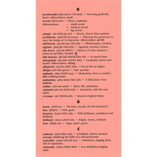 Music Dictionary
