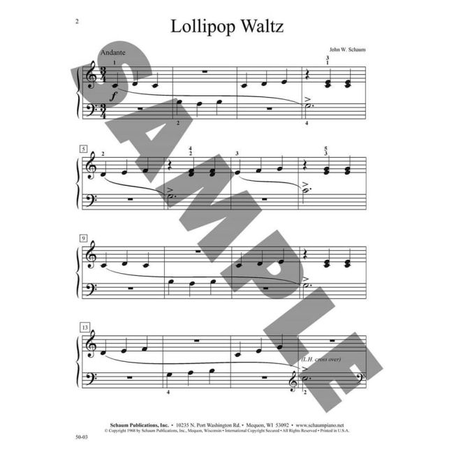 Schaum, John W. - Lollipop Waltz