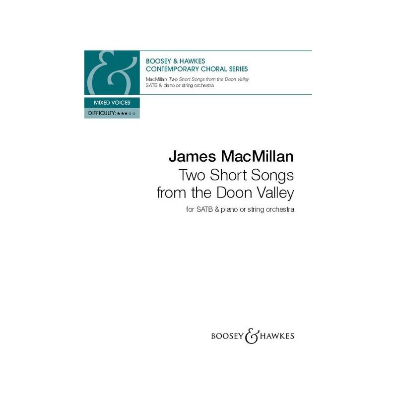 MacMillan, James - Two Short Songs from the Doon Valley