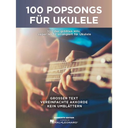 100 Popsongs für Ukulele