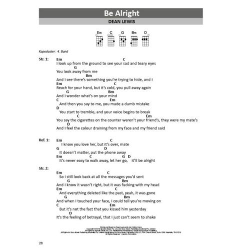 100 Popsongs für Ukulele