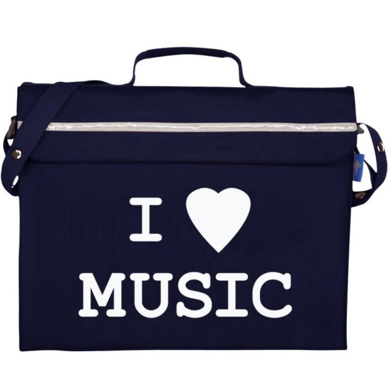 Primo Music Bag - I Love Music (Navy)