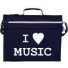 Primo Music Bag - I Love Music (Navy)