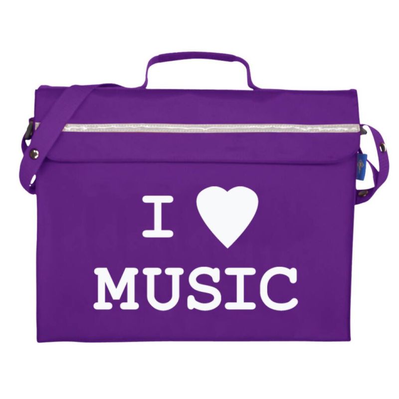 Primo Music Bag - I Love Music (Purple)