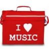 Primo Music Bag - I Love Music (Red)
