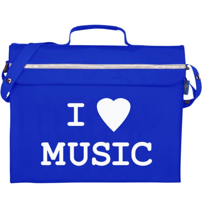 Primo Music Bag - I Love Music (Royal Blue)