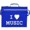 Primo Music Bag - I Love Music (Royal Blue)