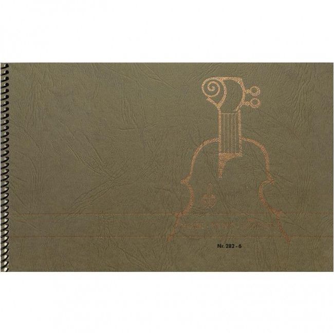 Notenbuch Oktav 6 Systeme