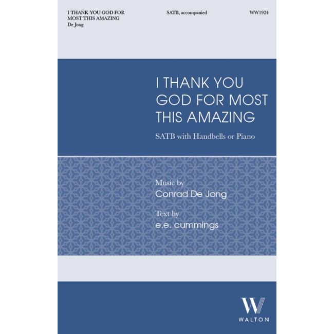De Jong, Conrad - I Thank You God For Most This Amazing