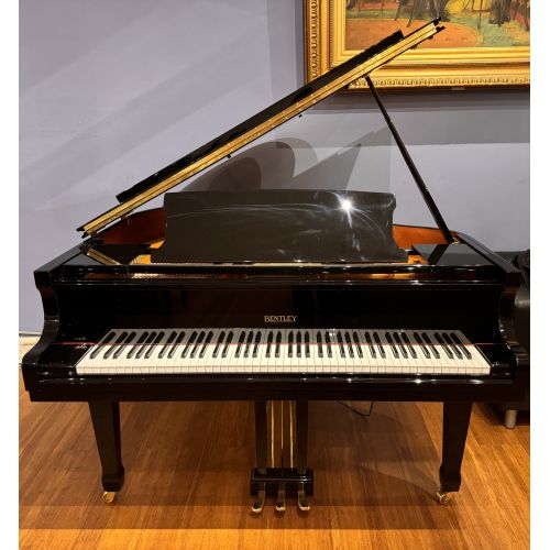 Pre-Owned Self-Playing Bentley 148 Grand Piano in Black Polyester