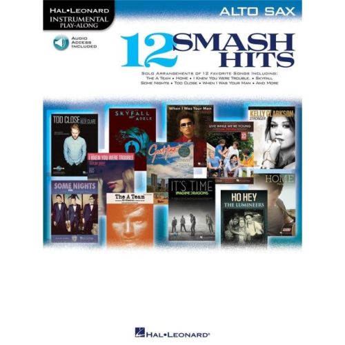 12 Smash Hits - Alto Saxophone