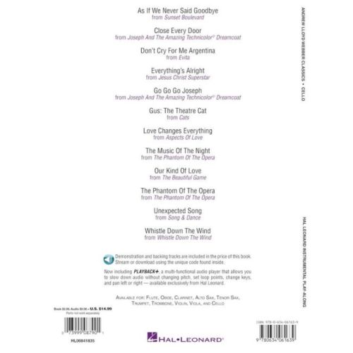 Andrew Lloyd Webber Classics - Cello