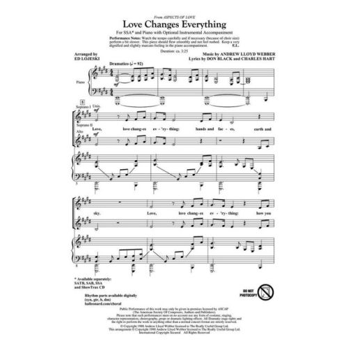 Love changes everything