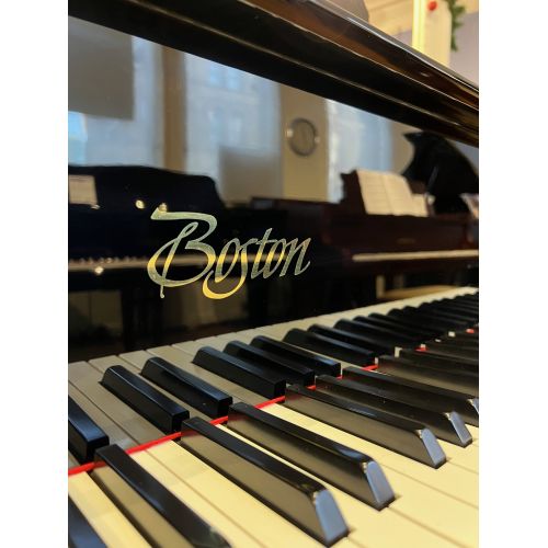 Pre-owned Steinway Boston 156 Performance Edition Grand Piano in Black Polyester