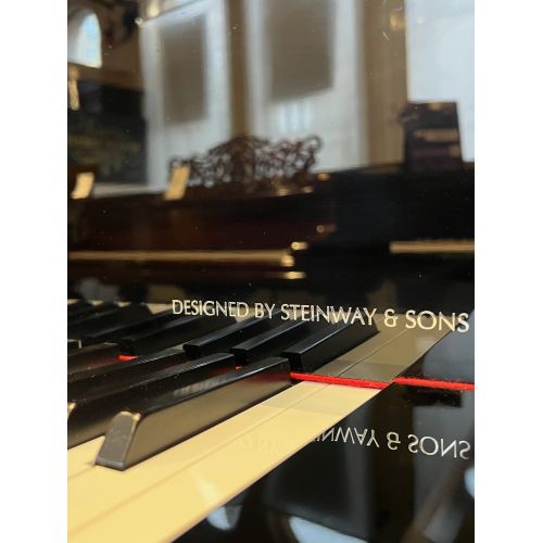 Pre-owned Steinway Boston 156 Performance Edition Grand Piano in Black Polyester