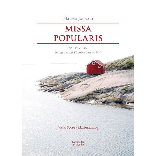 Jansson, Marten - Missa Popularis (L).