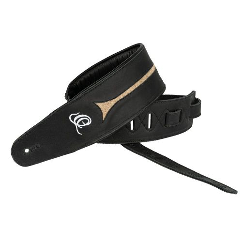 Ortega Extra-Wide Leather Guitar Straps